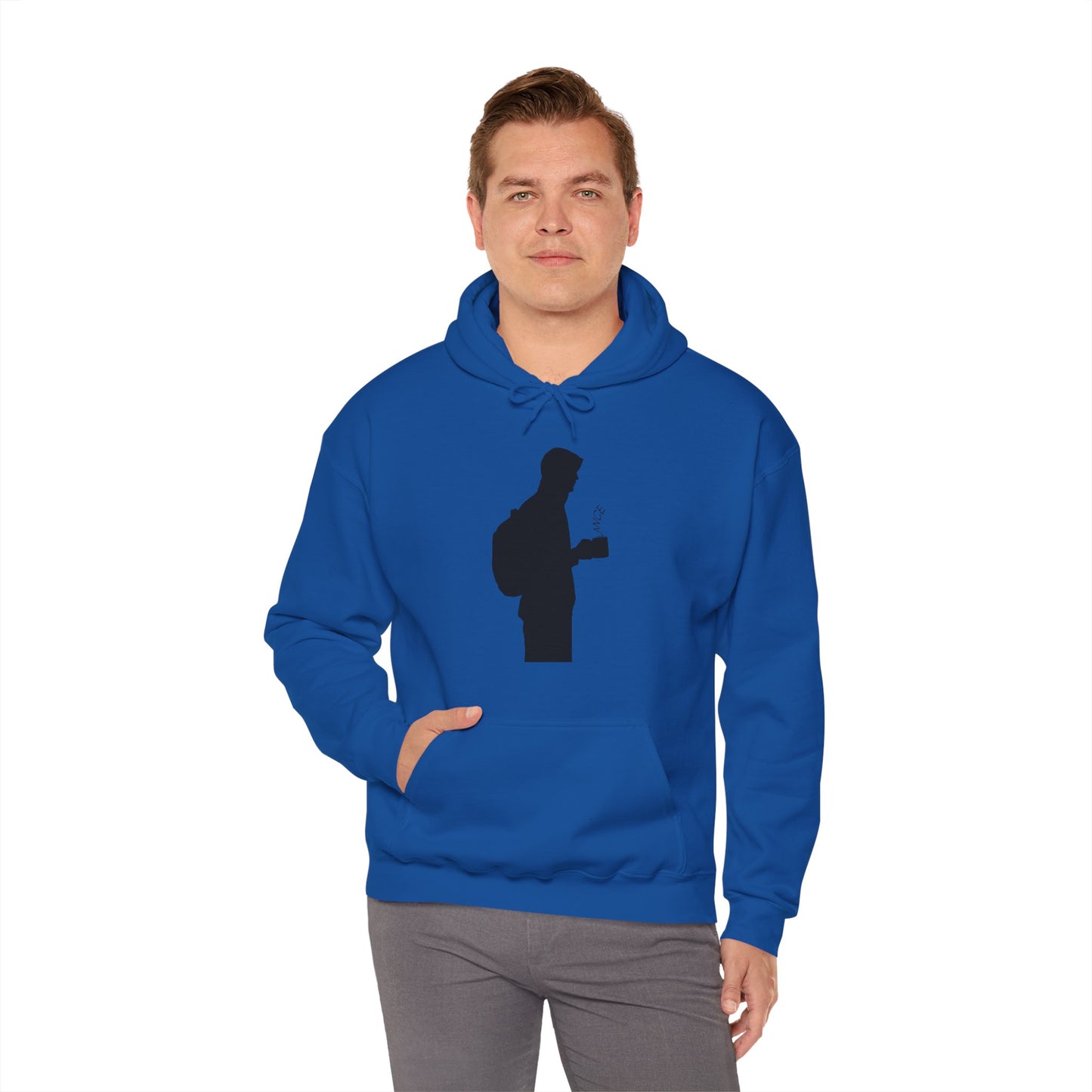 Lance Brody Silhouette, Unisex Heavy Blend™ Hooded Sweatshirt