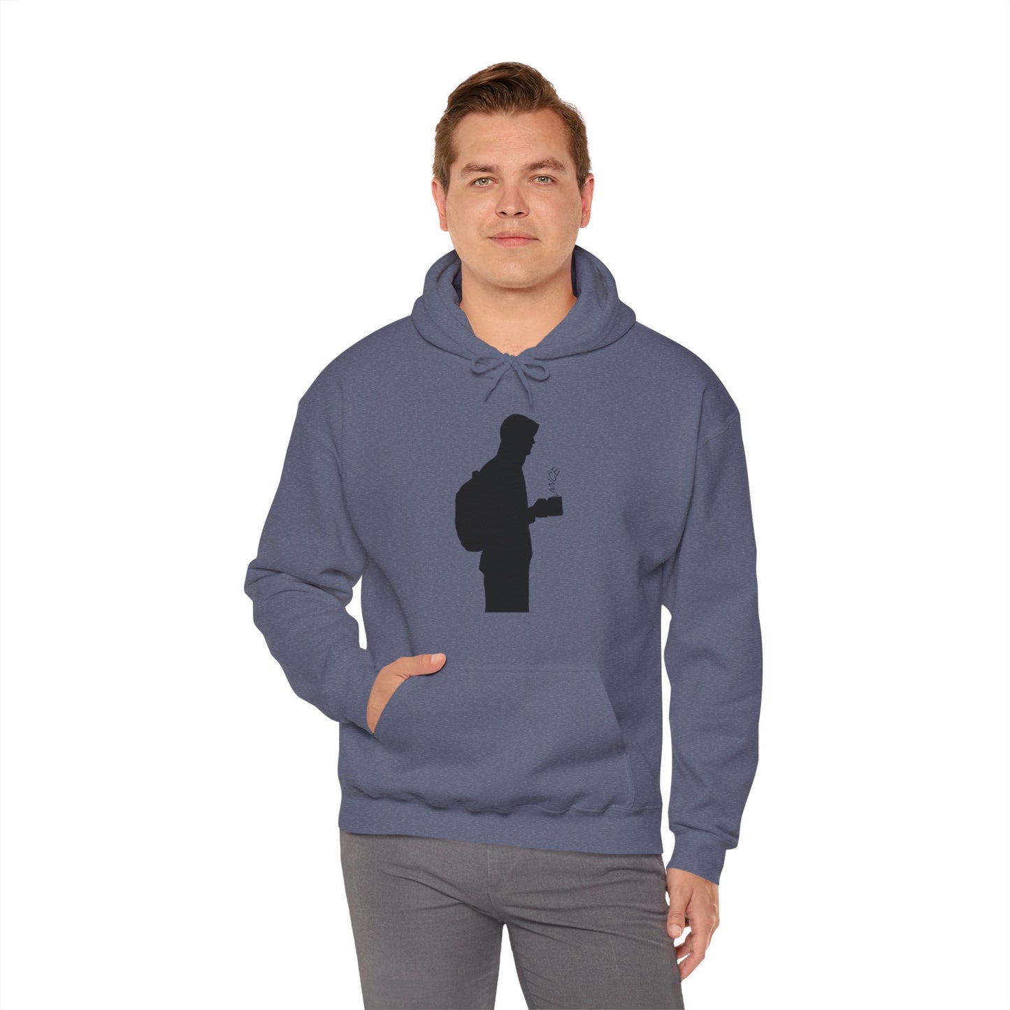 Lance Brody Silhouette, Unisex Heavy Blend™ Hooded Sweatshirt