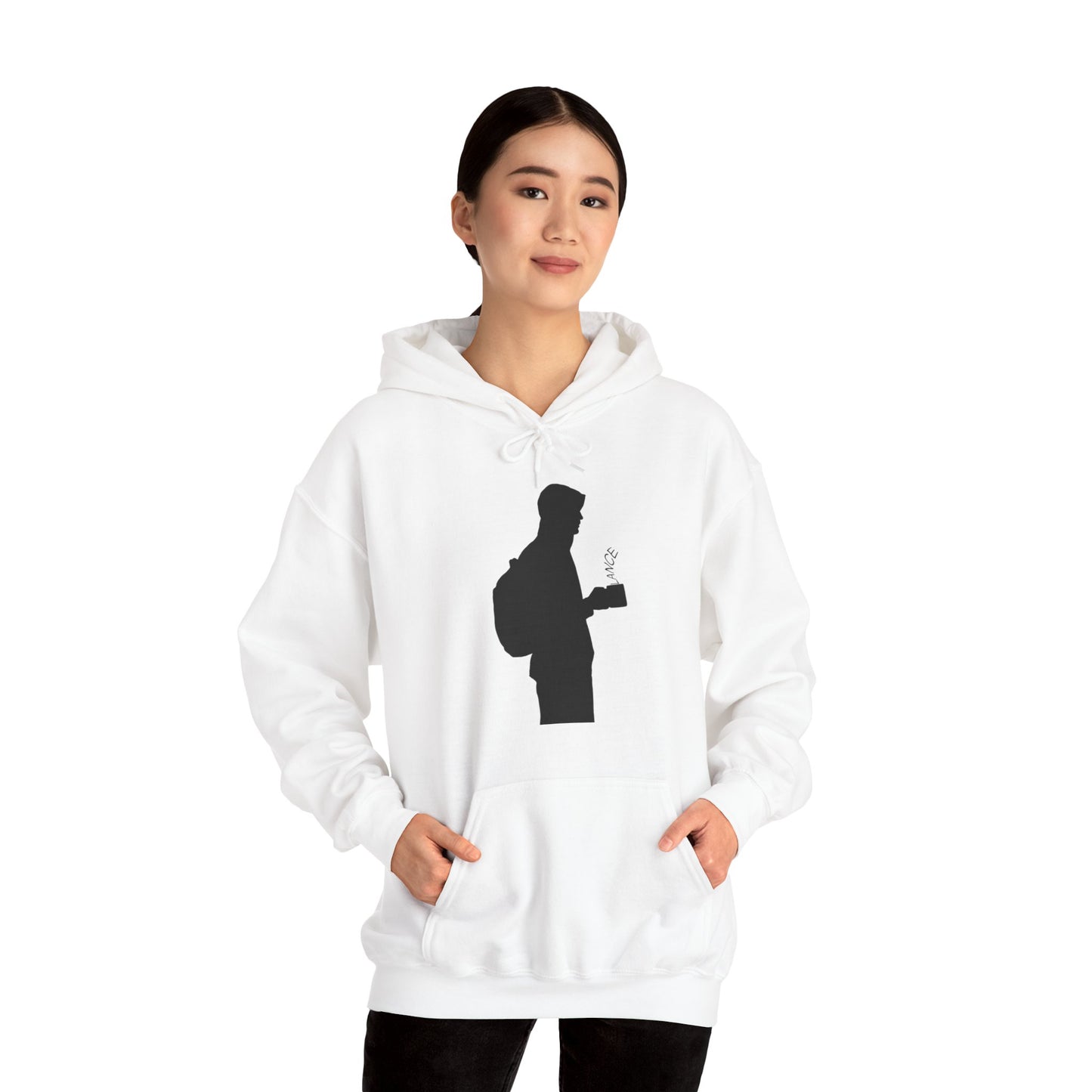 Lance Brody Silhouette, Unisex Heavy Blend™ Hooded Sweatshirt