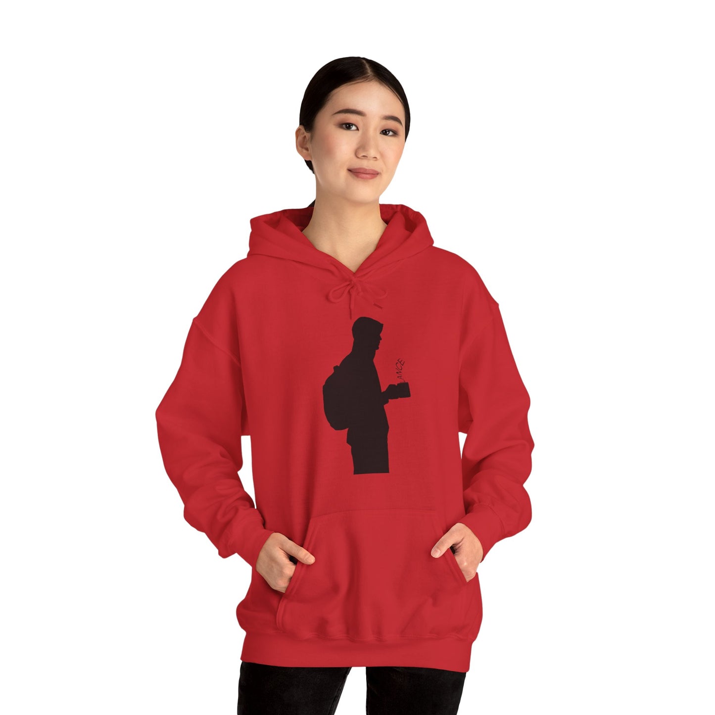 Lance Brody Silhouette, Unisex Heavy Blend™ Hooded Sweatshirt