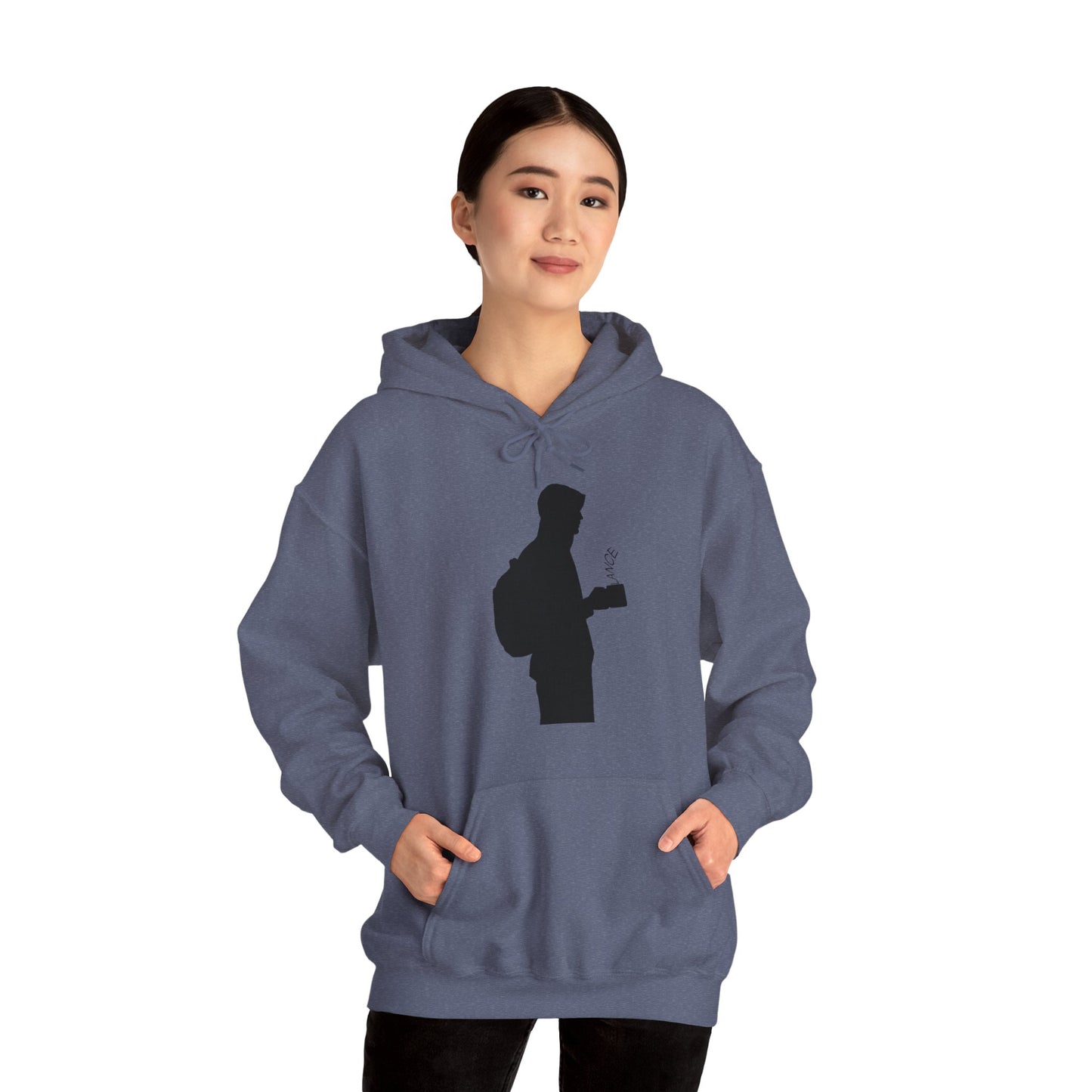 Lance Brody Silhouette, Unisex Heavy Blend™ Hooded Sweatshirt