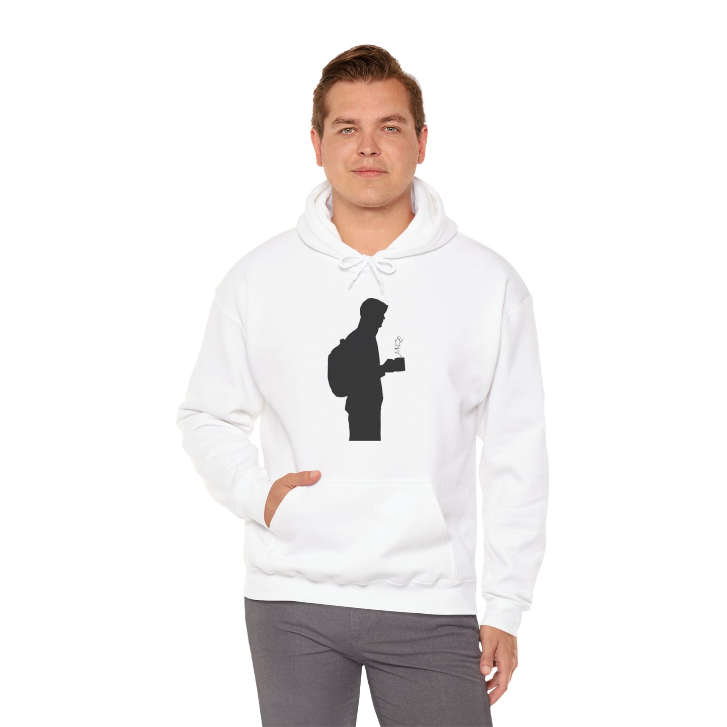 Lance Brody Silhouette, Unisex Heavy Blend™ Hooded Sweatshirt