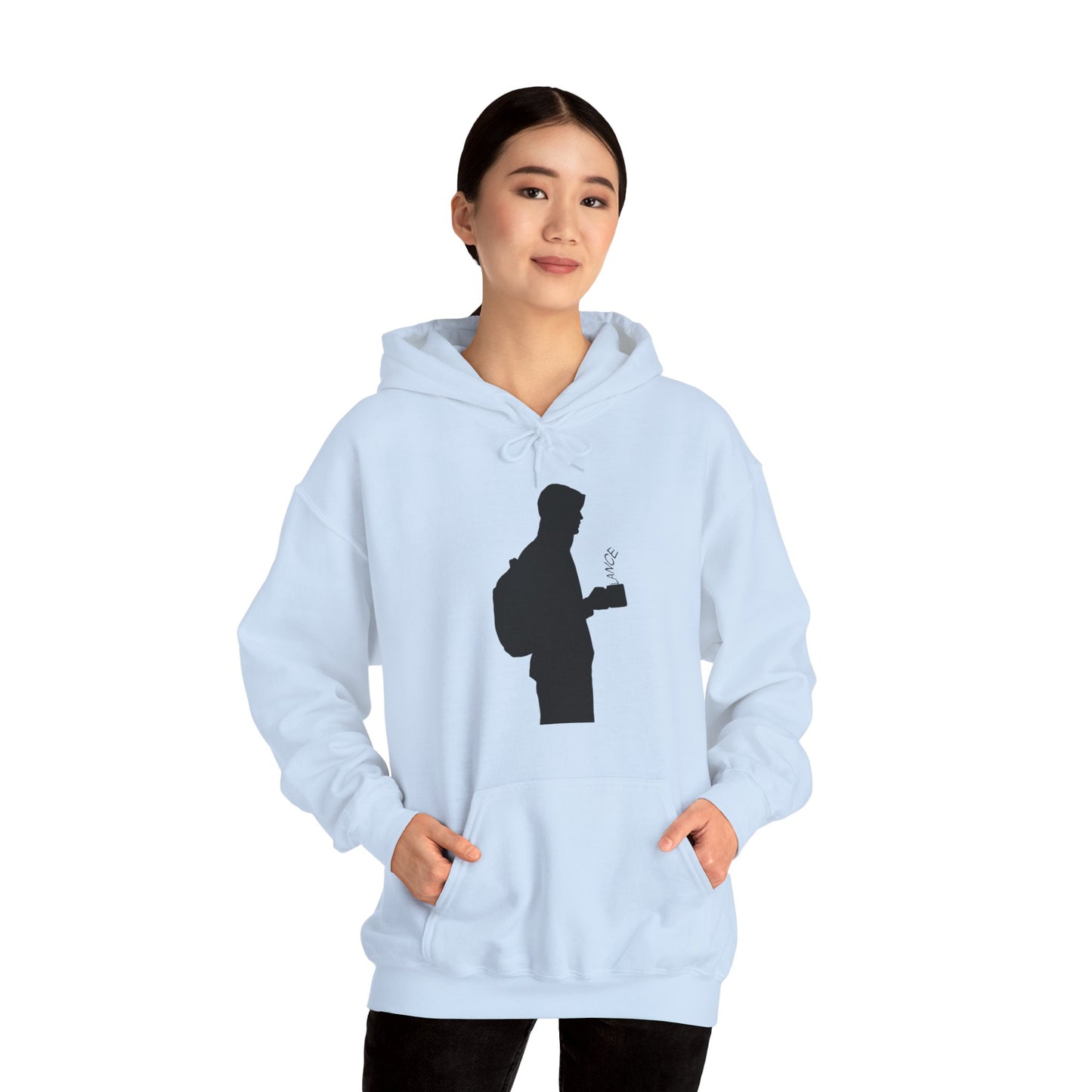 Lance Brody Silhouette, Unisex Heavy Blend™ Hooded Sweatshirt