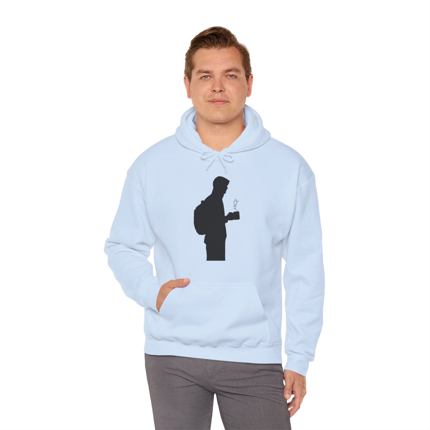 Lance Brody Silhouette, Unisex Heavy Blend™ Hooded Sweatshirt