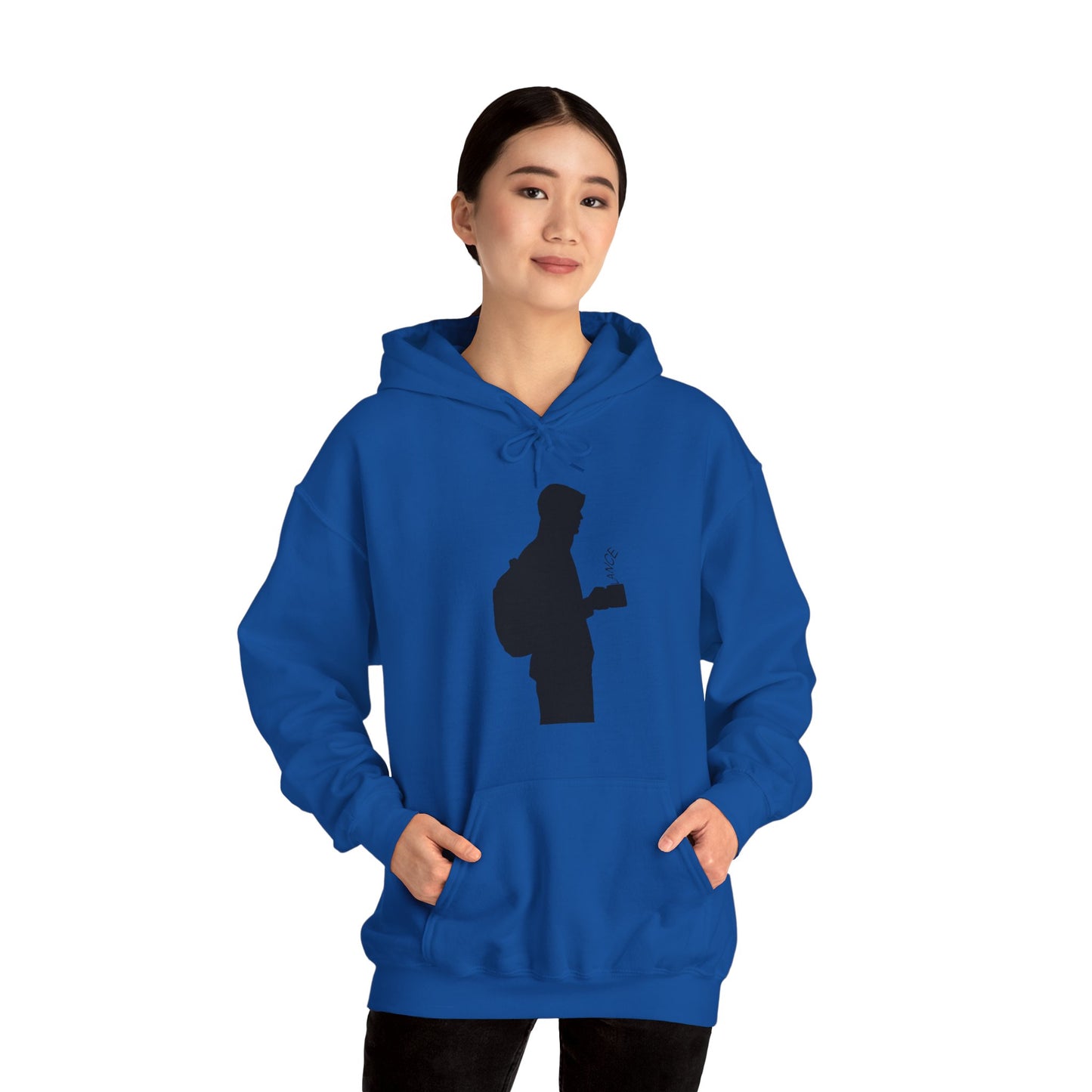 Lance Brody Silhouette, Unisex Heavy Blend™ Hooded Sweatshirt