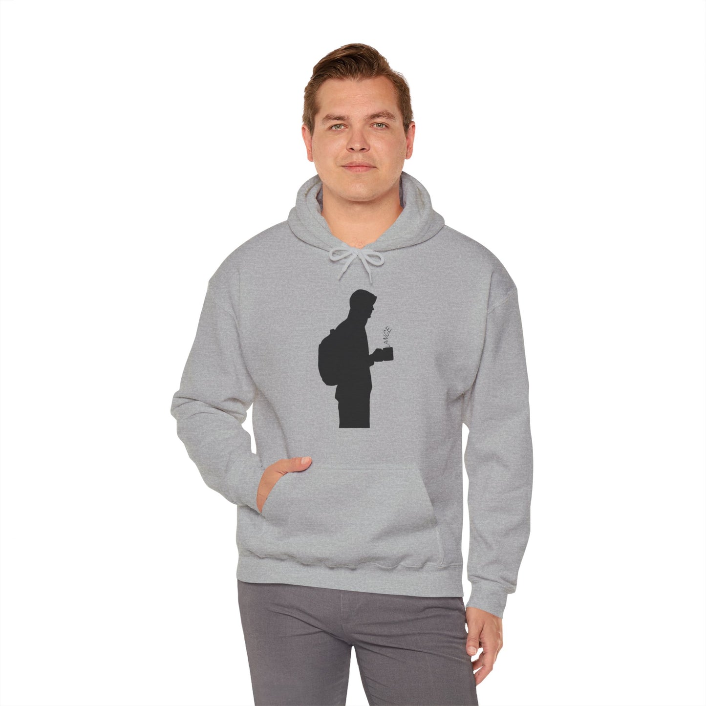 Lance Brody Silhouette, Unisex Heavy Blend™ Hooded Sweatshirt