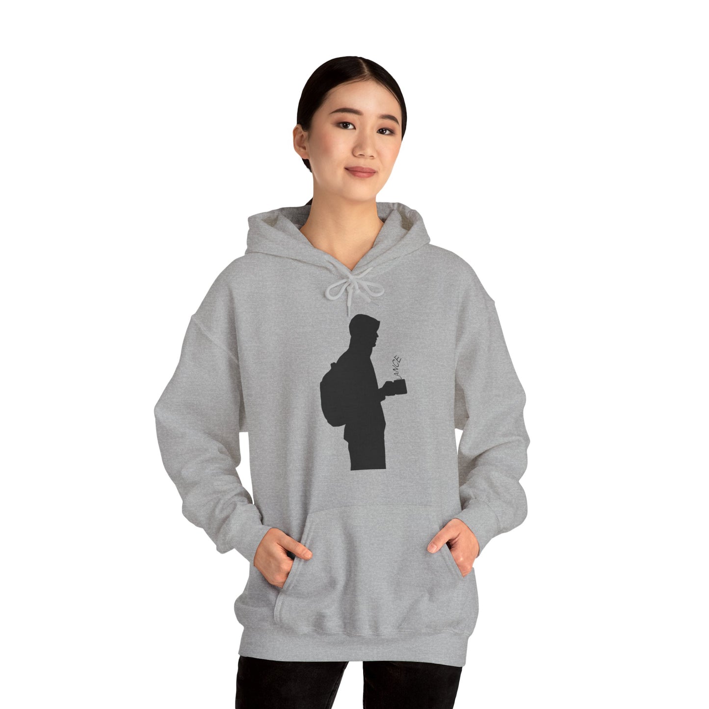 Lance Brody Silhouette, Unisex Heavy Blend™ Hooded Sweatshirt